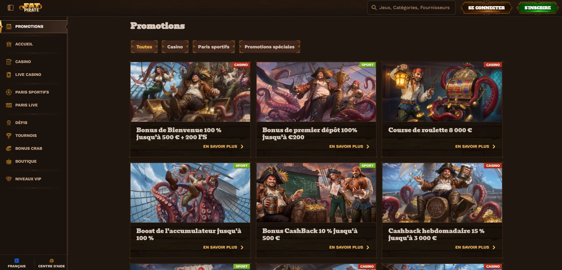 FatPirate Casino
